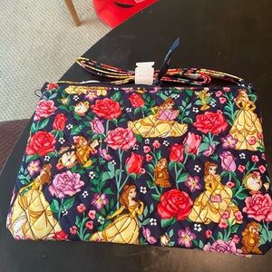 Belle Floral Quilted Crossbody purse